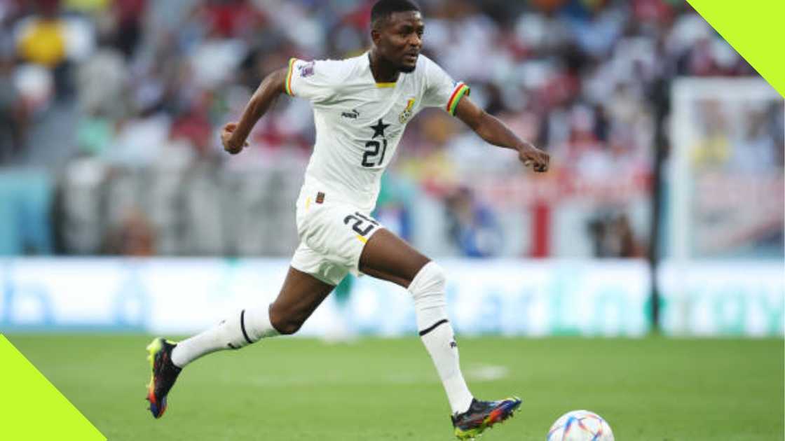 Salis Abdul Samed features for the Black Stars of Ghana during the 2022 FIFA World Cup in Qatar.