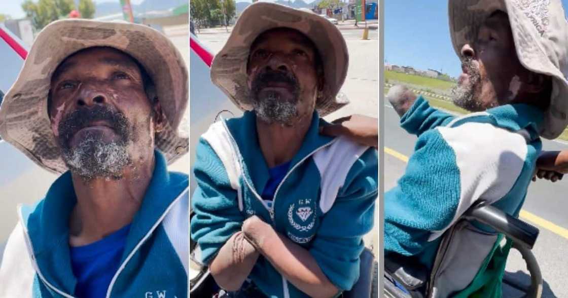 BI Phakathi, Blesses Wheelchair, Man With No Hands, Gives Him R1500 BI Phakathi, Blesses Wheelchair, Man With No Hands, Gives Him R1500