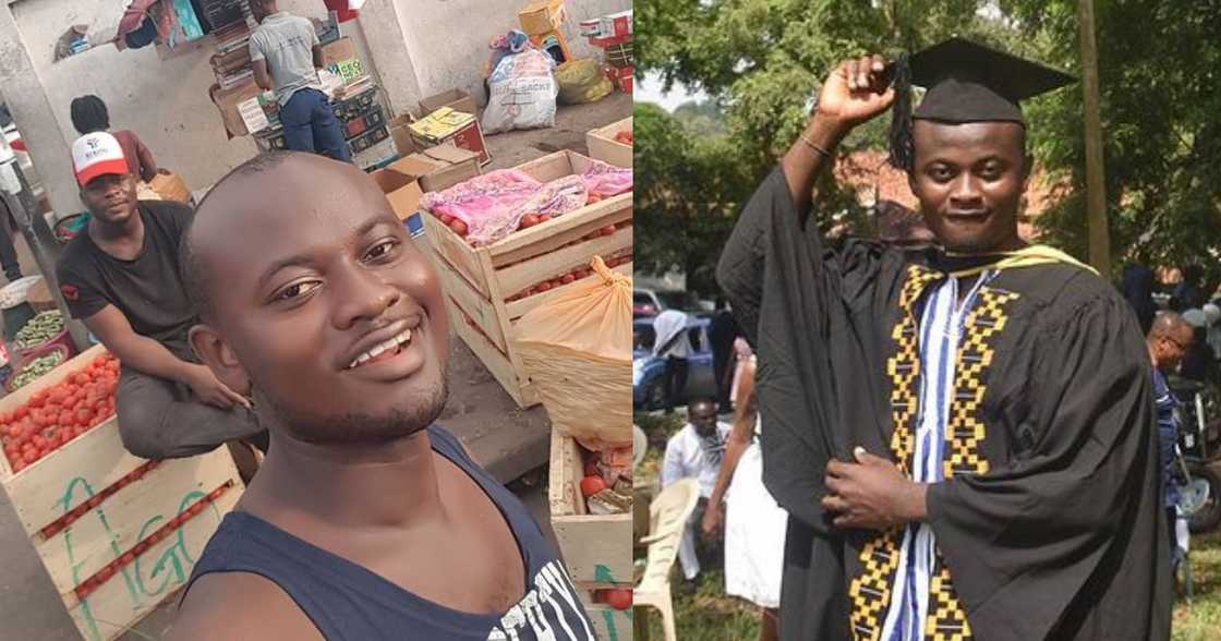 University of Ghana alumnus on how he started selling vegetables University of Ghana alumnus on how he started selling vegetables