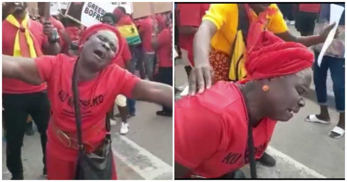 72-year-old woman crying during Kumepreko reloaded