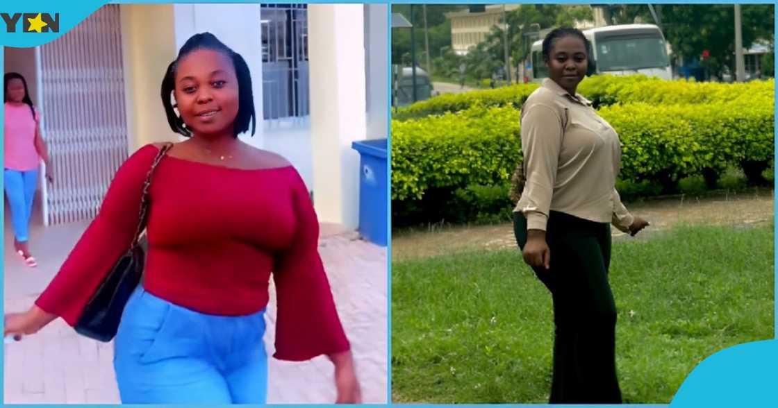 Photo of a young Ghanaian lady who is a eligible for national service. Photo of a young Ghanaian lady who is a eligible for national service.