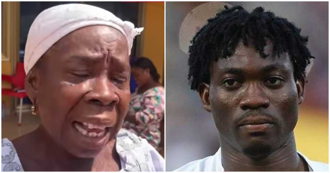 Christian Atsu's mother cries Christian Atsu's mother cries