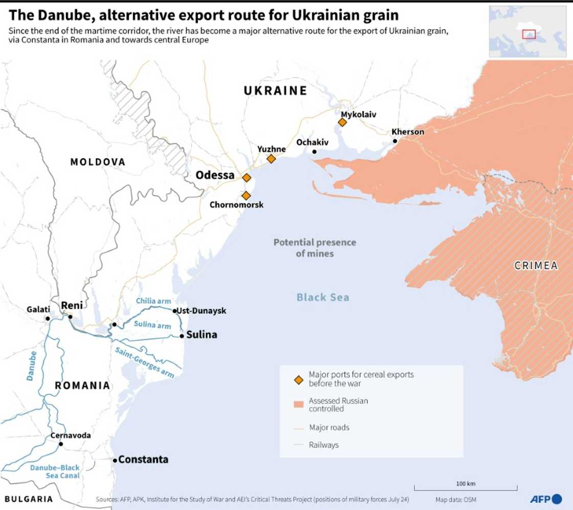 The Danube, the alternative transport route for Ukrainian grain The Danube, the alternative transport route for Ukrainian grain