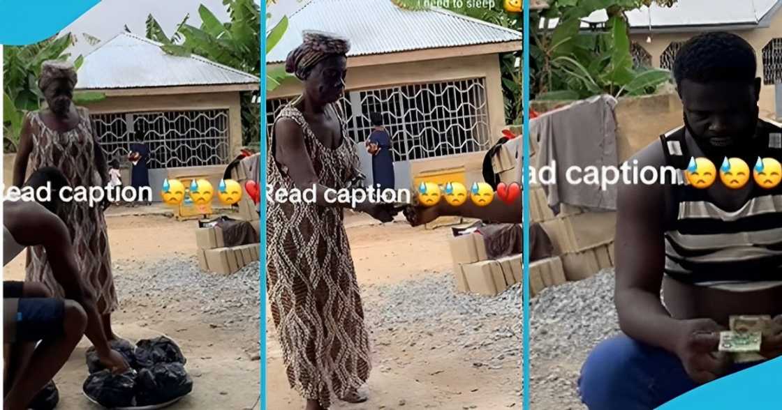 Ghanaian man put a smile on the face of a charcoal seller Ghanaian man put a smile on the face of a charcoal seller