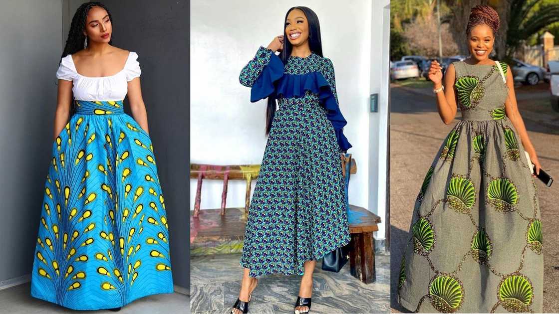 Ladies wearing Ankara church dresses Ladies wearing Ankara church dresses