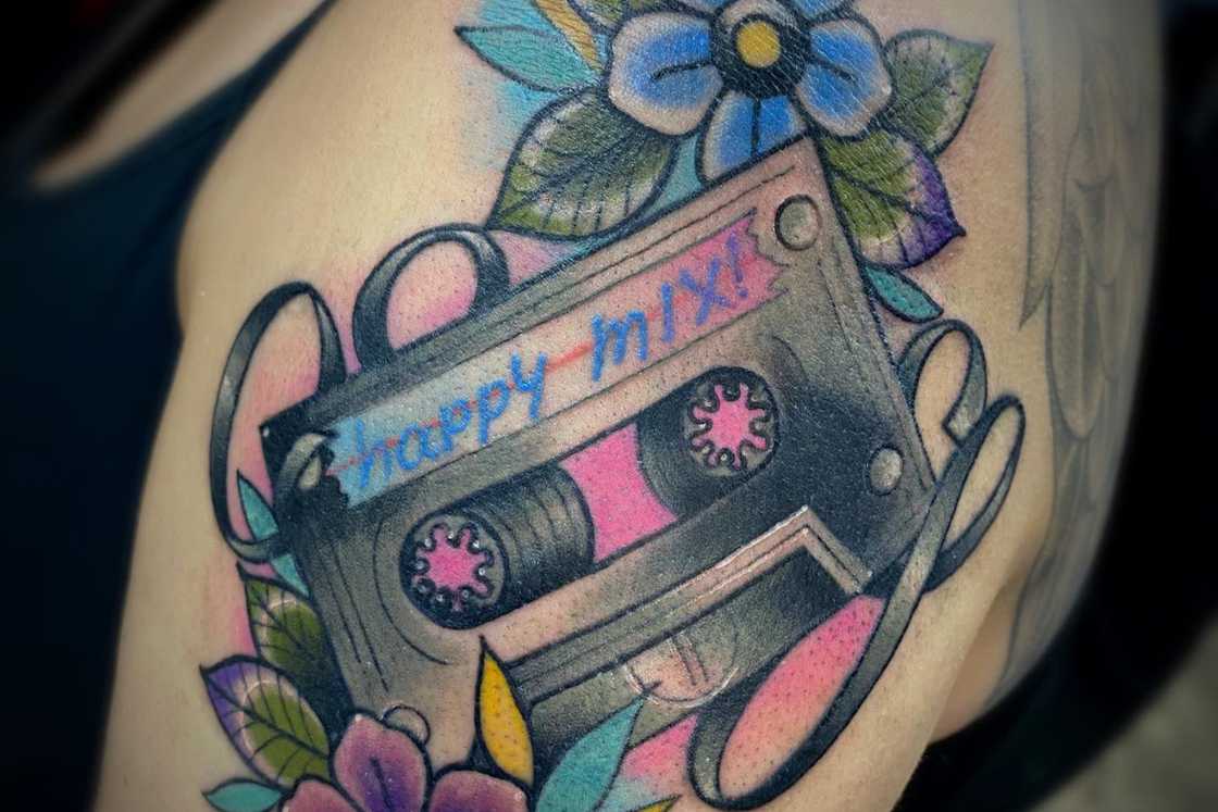 music tattoo