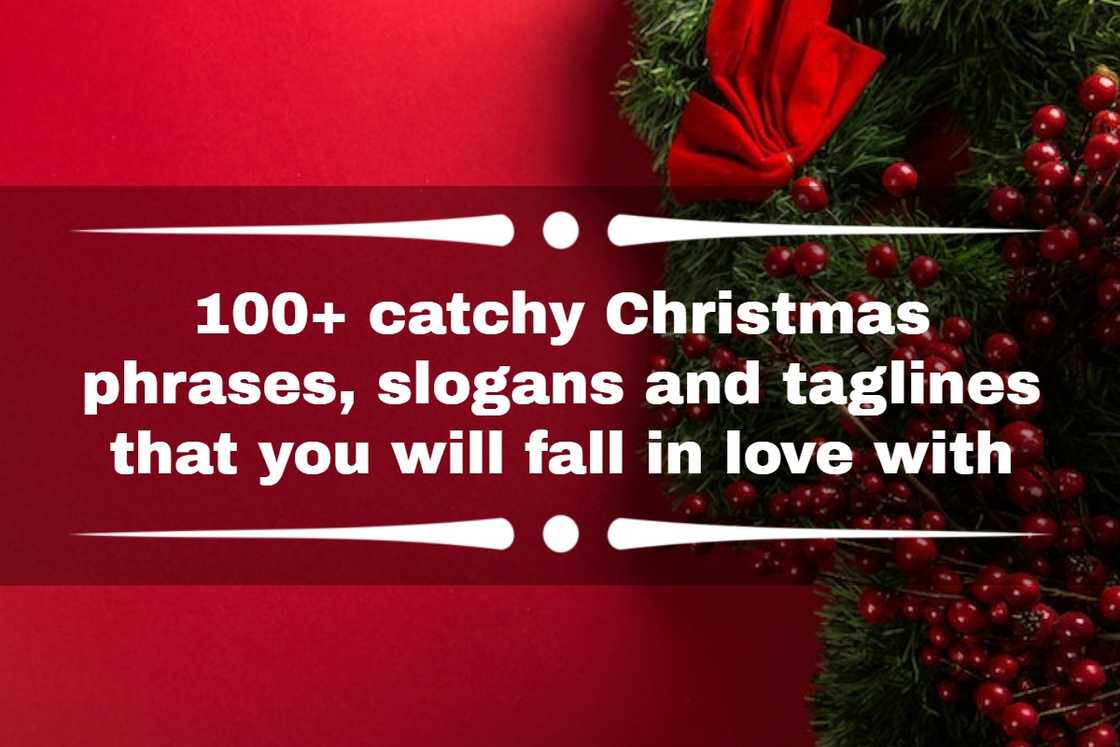 catchy Christmas phrases