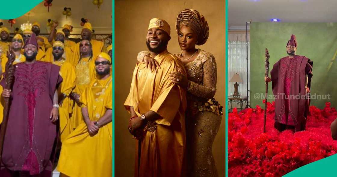 Davido excited about his wedding. Davido excited about his wedding.