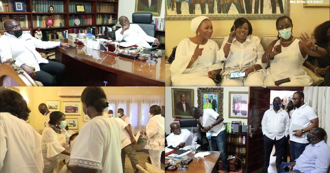 1st photo of Akufo-Addo and Bawumia 'chilling' while watching the 2020 election petition ruling drops 1st photo of Akufo-Addo and Bawumia 'chilling' while watching the 2020 election petition ruling drops