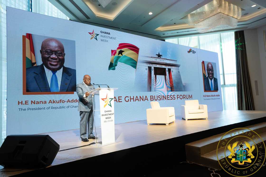 President Akufo-Addo has wooed UAE investors to Ghana and told them the country is the best place to do business in West Africa President Akufo-Addo has wooed UAE investors to Ghana and told them the country is the best place to do business in West Africa