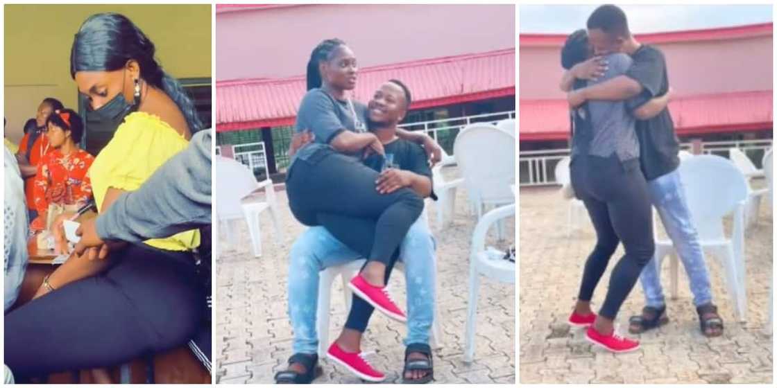 Social media users gush as lady falls in love with man who passed her note in class Social media users gush as lady falls in love with man who passed her note in class