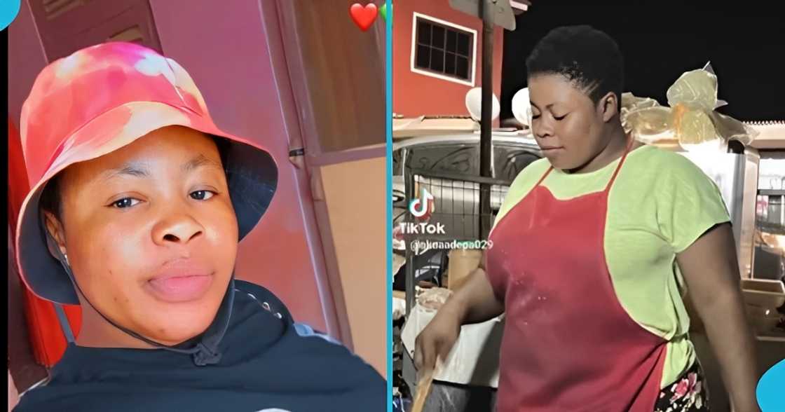 Ghanaian lady, indomie seller, build house, construction site, social media Ghanaian lady, indomie seller, build house, construction site, social media