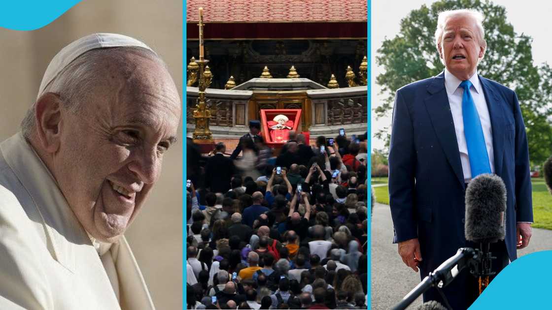 Pope Francis, Roman Catholic Church, Rome, Pope Francis dead, Pope's funeral, World leaders, Donald Trump, St Peter's Square. Pope Francis, Roman Catholic Church, Rome, Pope Francis dead, Pope's funeral, World leaders, Donald Trump, St Peter's Square.