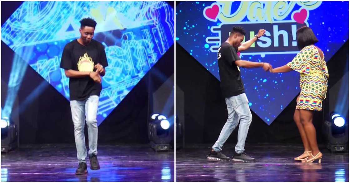 Nigerian Date Rush Contestant Michael with Wilma Nigerian Date Rush Contestant Michael with Wilma