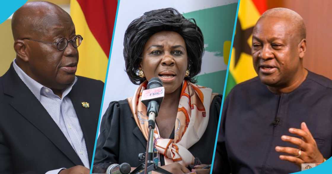 John Dramani Mahama dragged Akufo-Addo into the news about the huge sums of money stolen from Cecilia Dapaah's home. John Dramani Mahama dragged Akufo-Addo into the news about the huge sums of money stolen from Cecilia Dapaah's home.