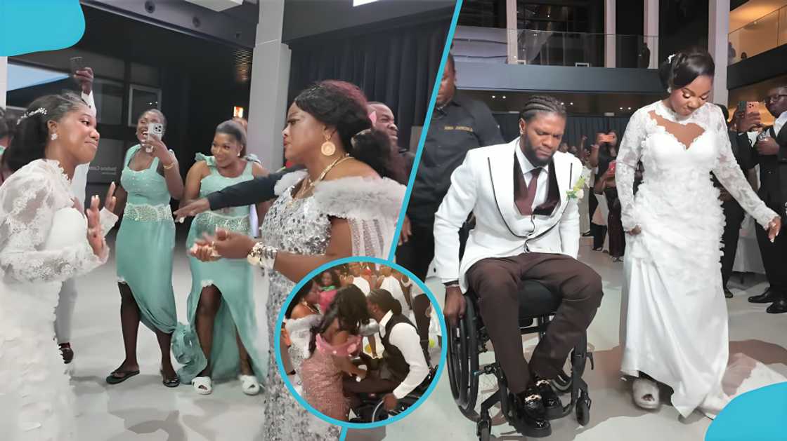 Ogidi Brown wedding, Artist Maame, funny wedding moments, mother-son dynamics, Ghanaian musician wedding, comedic wedding, wedding skits, viral wedding video, content creator, overprotective mother