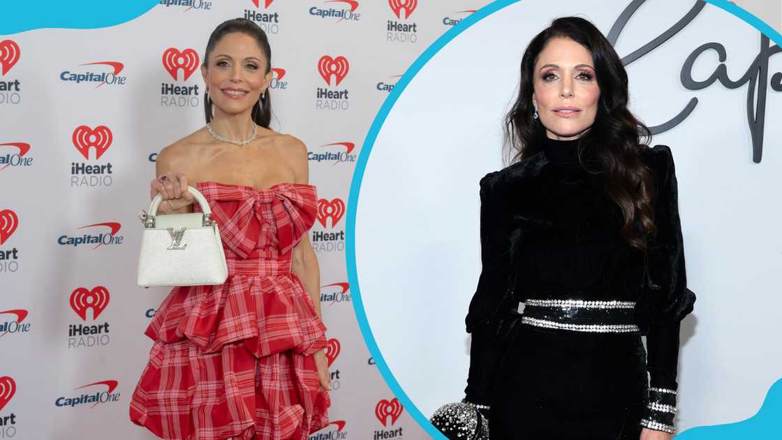American entrepenuer Bethenny Frankel poses at two separate events. American entrepenuer Bethenny Frankel poses at two separate events.
