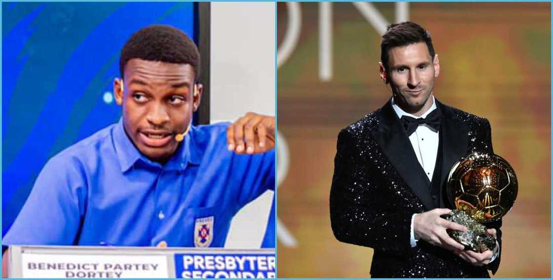 Photo of Partey Dortey and Messi Photo of Partey Dortey and Messi