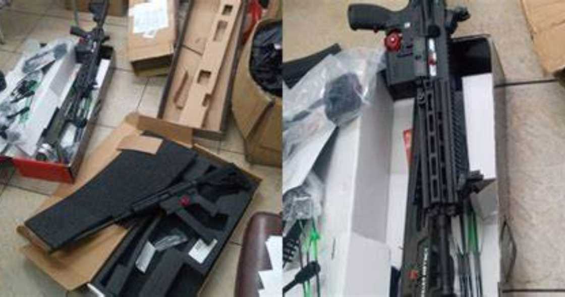 Assault rifles intercepted at Tema Port Assault rifles intercepted at Tema Port
