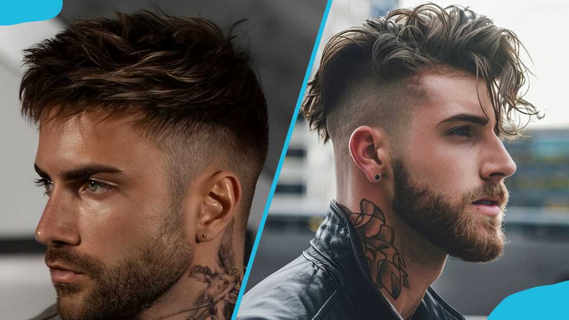 Trendy faux-hawk with fade Trendy faux-hawk with fade