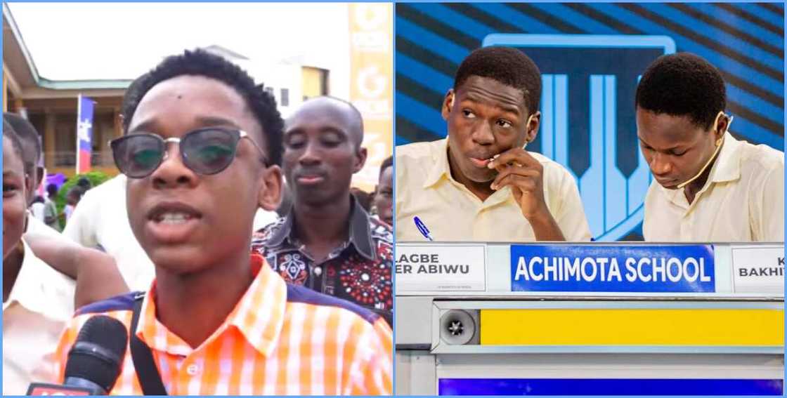 Photo of Achimota School old boy and NSMQ contestants