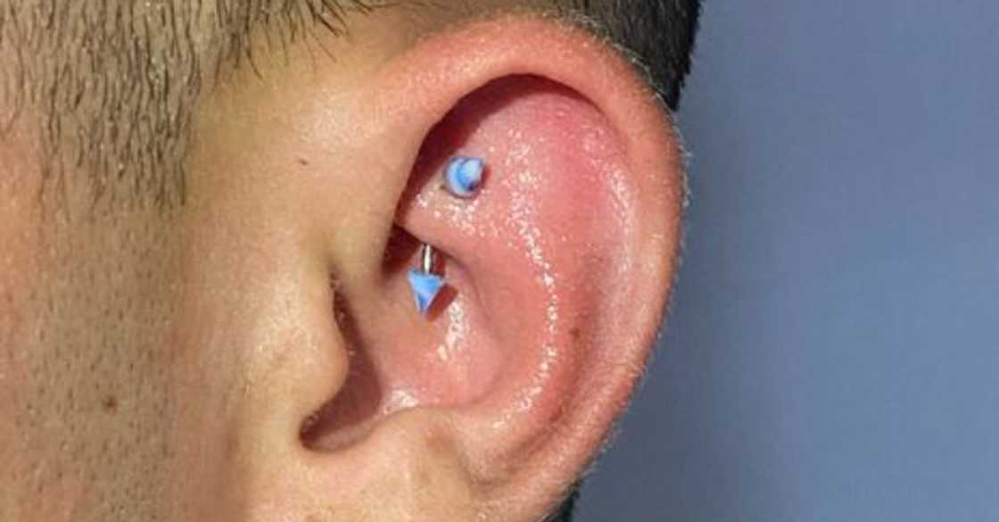 Rook ear piercing for men Rook ear piercing for men