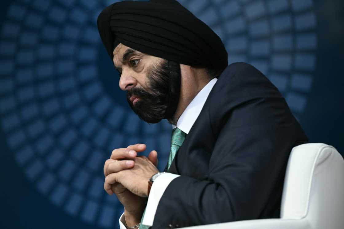 World Bank President Ajay Banga, seen in October 2024, said his team had held 'constructive' conversations with the new US administration