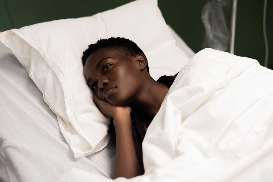 A patient in hospital