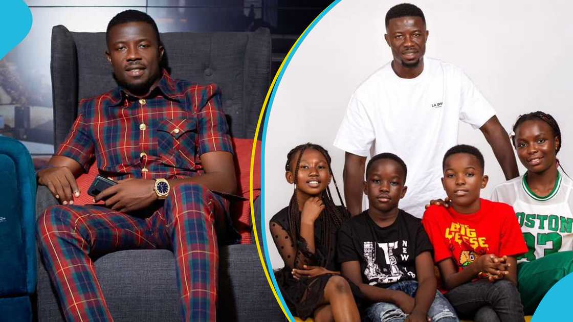 Kwaku Manu, Kwaku Manu's upcoming movie, Kwaku Manu and his four kids, Kumawood actor, Prince David Osei, Jeneral Ntatia