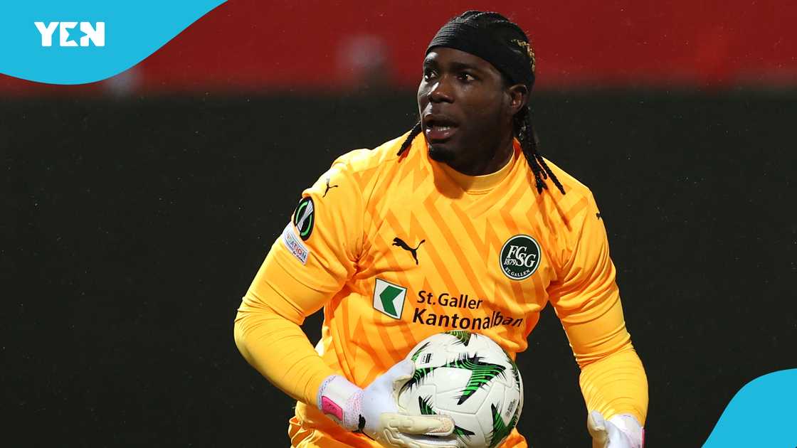 Black Stars Lawrence Ati-Zigi has conceded 300 goals in 202 games for St. Gallen. Photo by Alexander Hassenstein. Black Stars Lawrence Ati-Zigi has conceded 300 goals in 202 games for St. Gallen. Photo by Alexander Hassenstein.