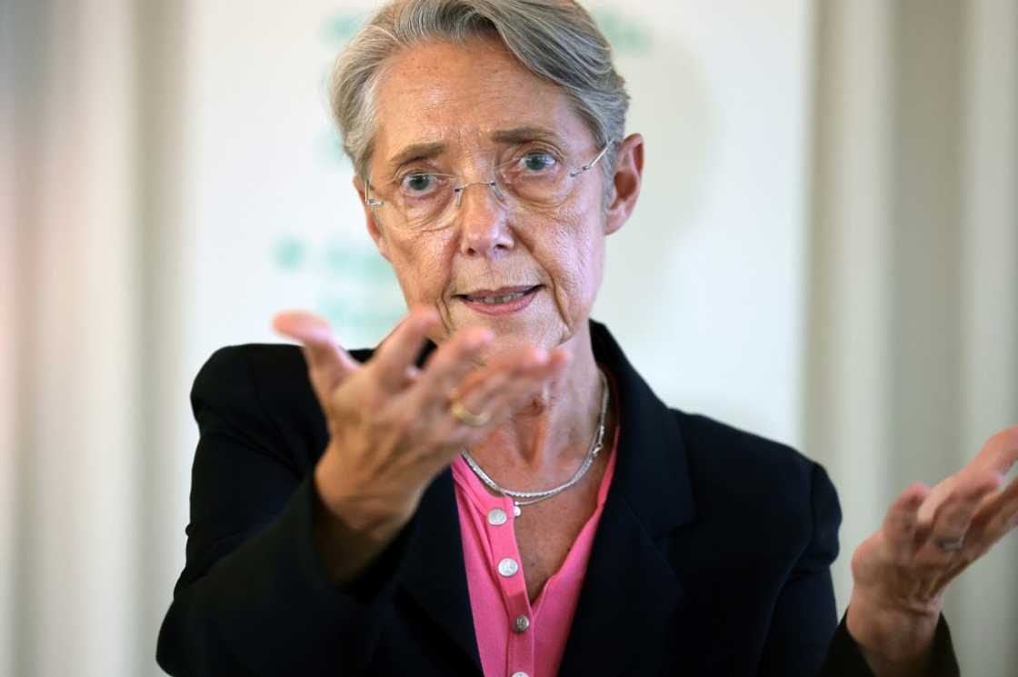 French Prime Minister Elisabeth Borne French Prime Minister Elisabeth Borne