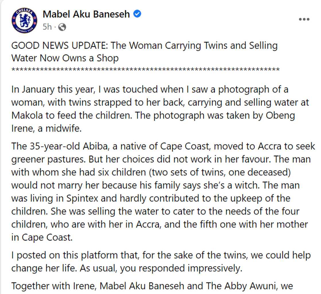 Account of Mabel Aku Baneseh Account of Mabel Aku Baneseh