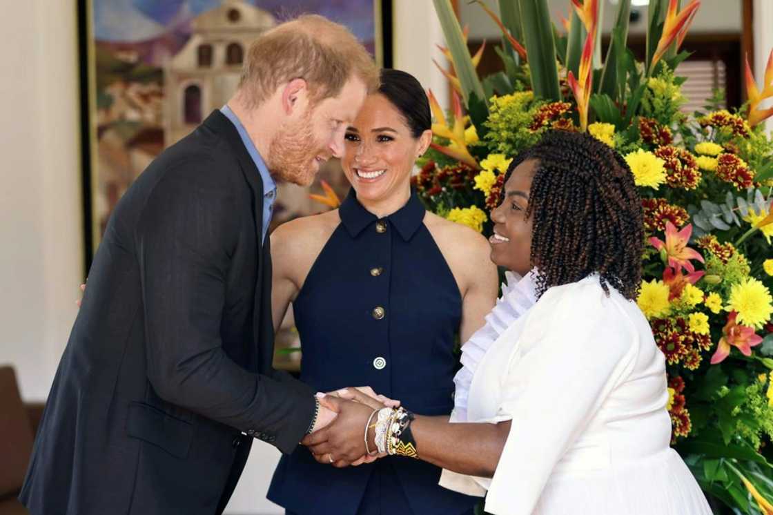 Britain's Prince Harry and his wife Meghan are in Colombia to participate in a series of events against discrimination and cyber-harassment Britain's Prince Harry and his wife Meghan are in Colombia to participate in a series of events against discrimination and cyber-harassment