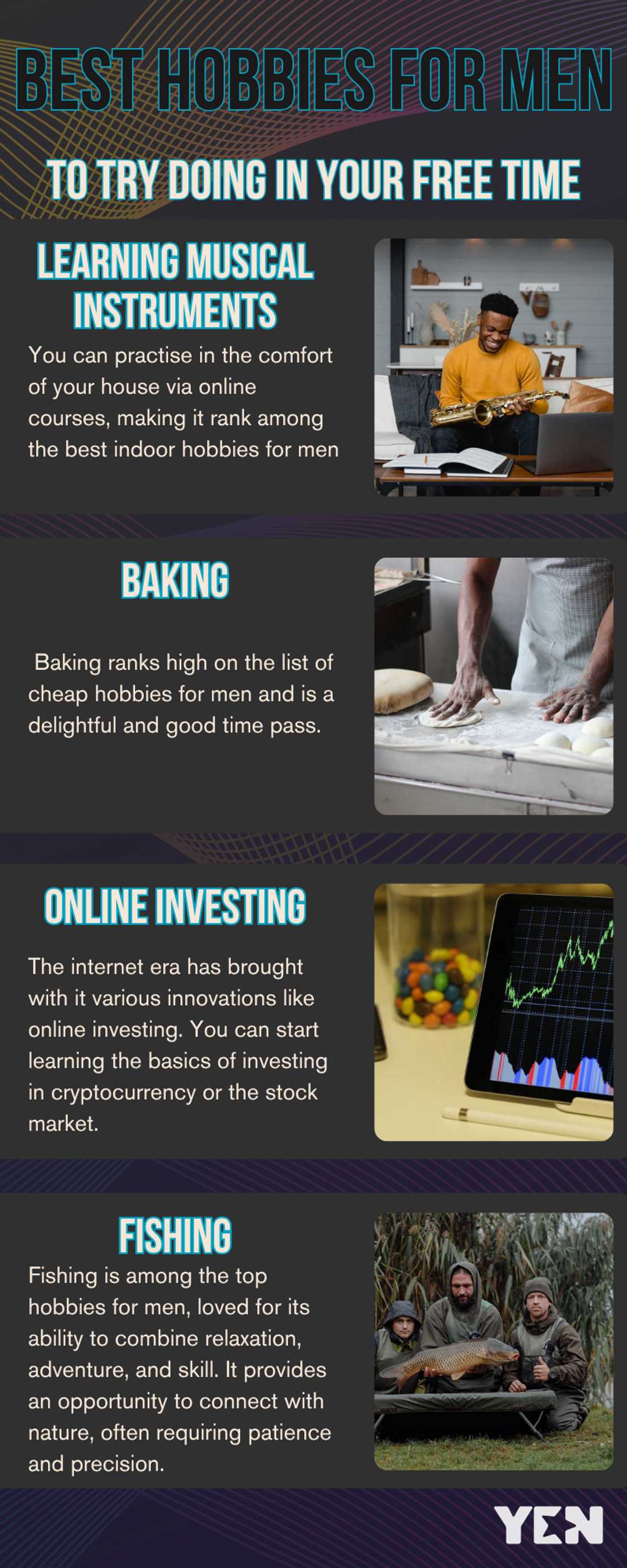 Best hobbies for men to try doing in your free time