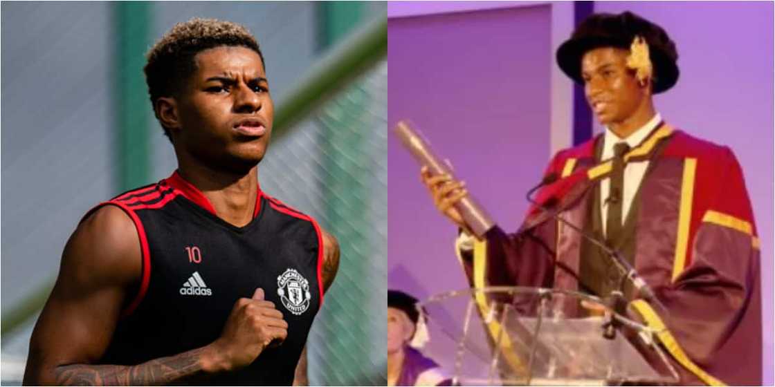 Rashford receives doctorate degree Rashford receives doctorate degree