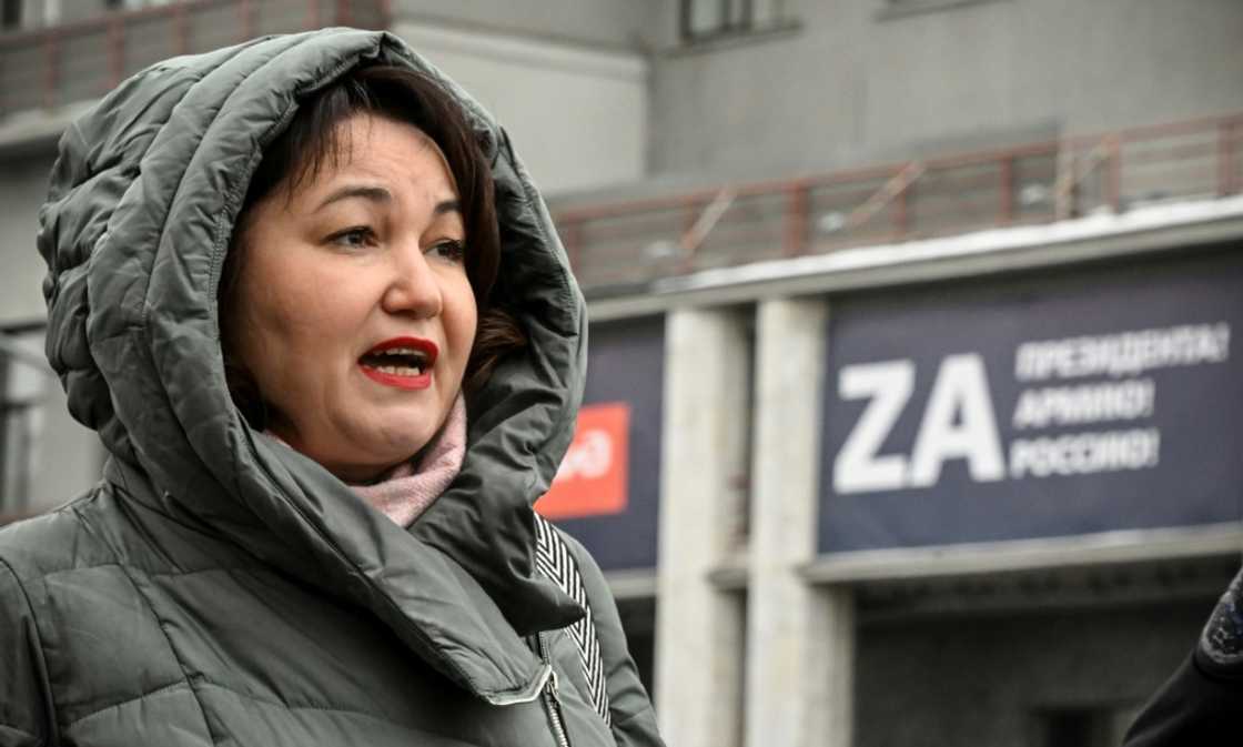 Olga Tsoukanova, mother of a young man who is currently doing his military service Olga Tsoukanova, mother of a young man who is currently doing his military service