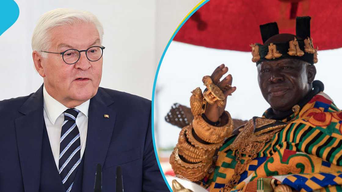The President of Germany, Frank-Walter Steinmeier, will be visiting the Asantehene, Otumfuo Osei Tutu II, in Kumasi as part of a trip to Ghana. The President of Germany, Frank-Walter Steinmeier, will be visiting the Asantehene, Otumfuo Osei Tutu II, in Kumasi as part of a trip to Ghana.