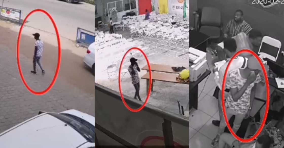 GH Media School: Smart campus thief who is an expert at stealing phones & laptops recorded on CCTV GH Media School: Smart campus thief who is an expert at stealing phones & laptops recorded on CCTV