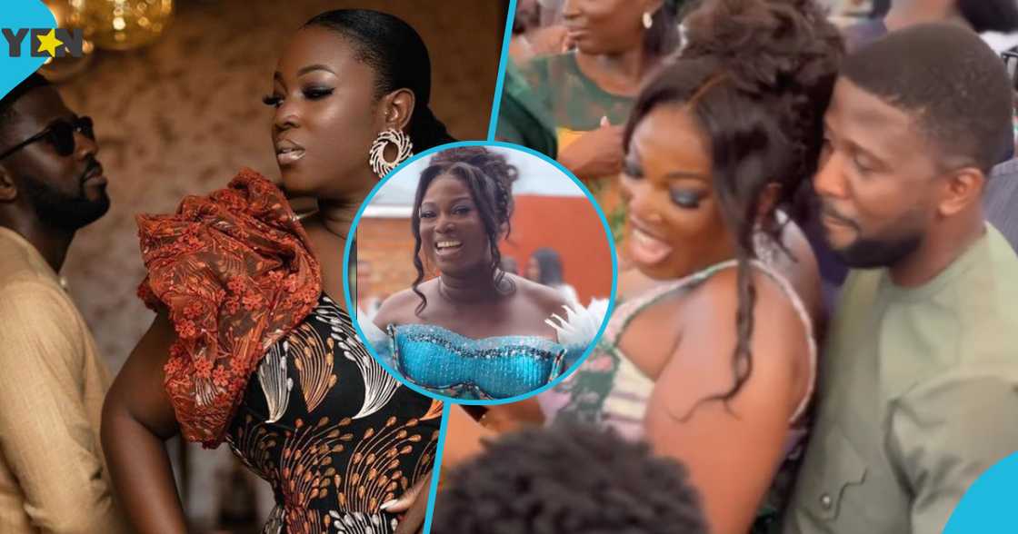 Coach Kwesi Appiah's first daughter and her husband Coach Kwesi Appiah's first daughter and her husband