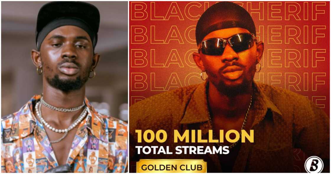 Black Sherif hit 100 million streams on Boomplay Black Sherif hit 100 million streams on Boomplay