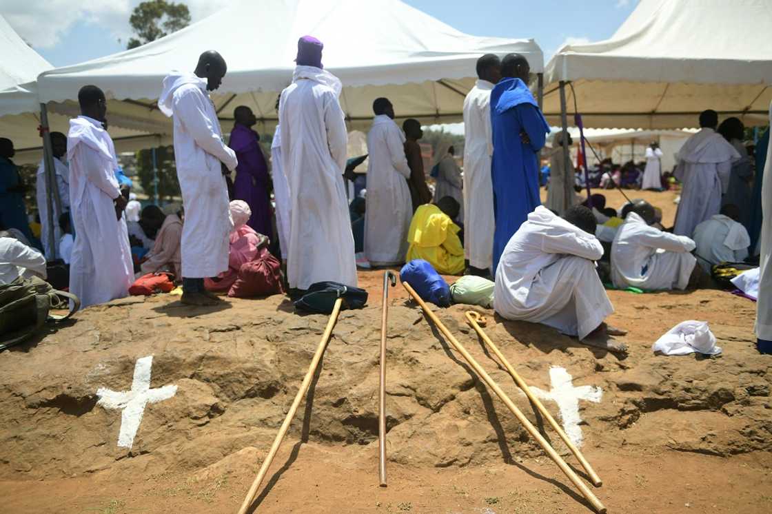 Praying for rain: mass at the St John the Baptist church in Nairobi Praying for rain: mass at the St John the Baptist church in Nairobi