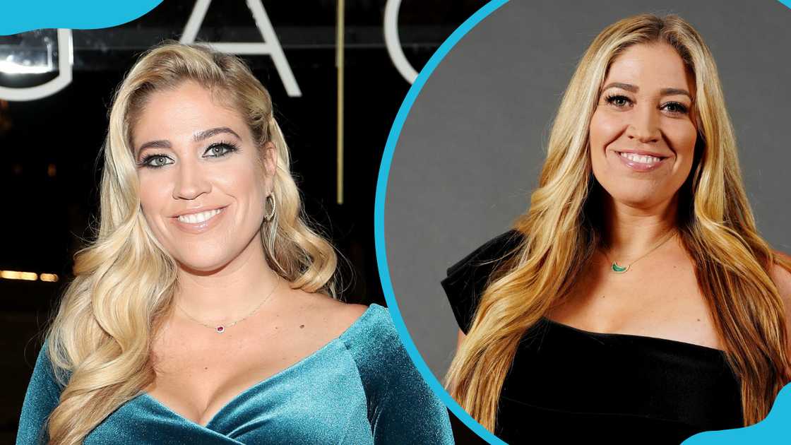 Meredith Marakovits attends The LegaCCy Gala (L). Marakovits poses for a photo (R) Meredith Marakovits attends The LegaCCy Gala (L). Marakovits poses for a photo (R)