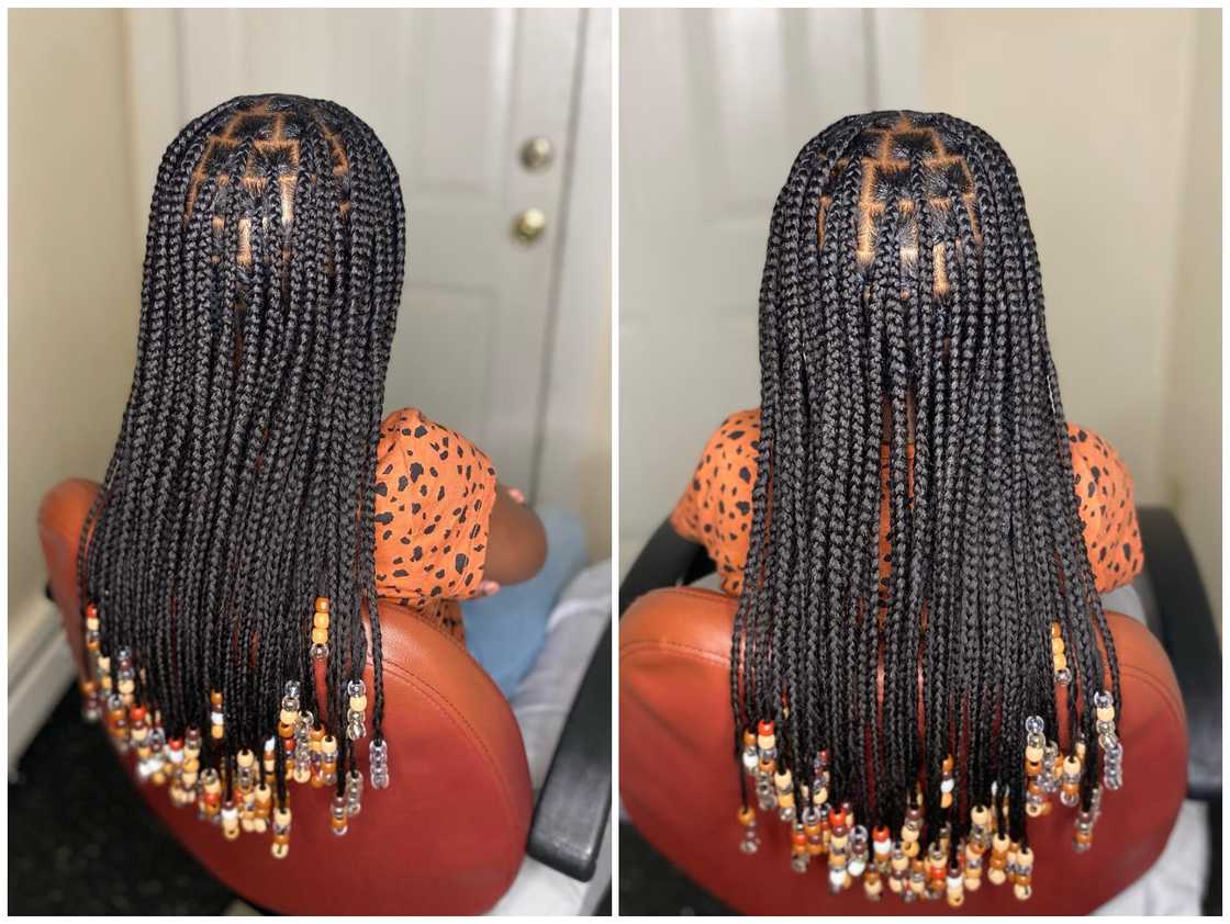 knotless braids with beads knotless braids with beads