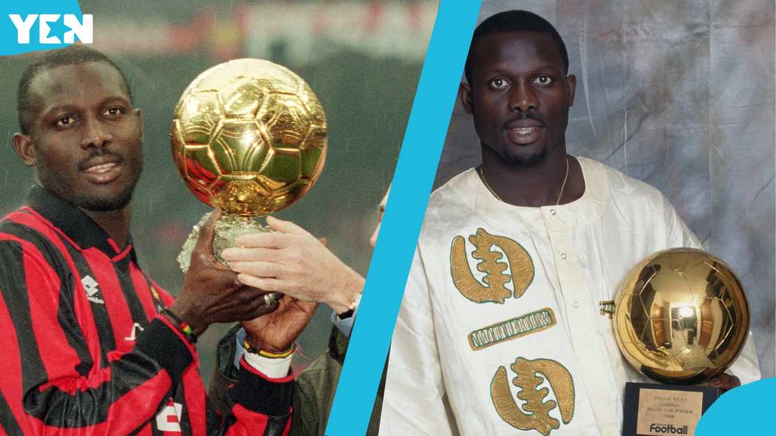 George Weah, George Weah plays in Ghana, George Weah at La Bawaleshie Park George Weah, George Weah plays in Ghana, George Weah at La Bawaleshie Park