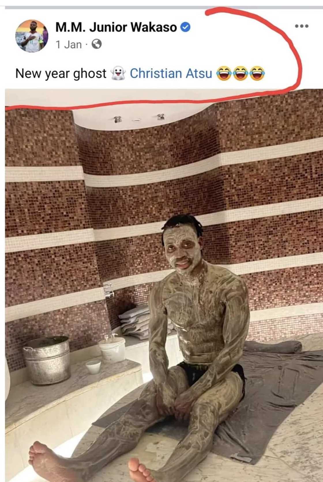 Junior Wakaso's joke about Atsu being ghost has been trending. Junior Wakaso's joke about Atsu being ghost has been trending.