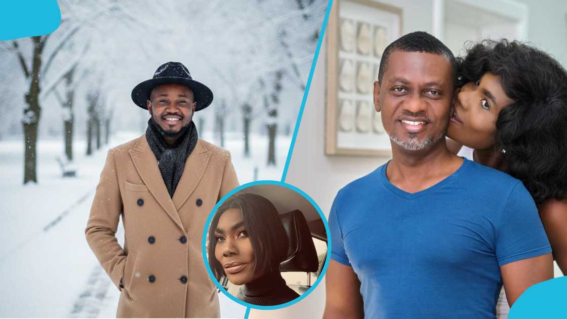 OB Amponsah, Rapper Edem, IShowSpeed, Ghanaian passport, Ghanaian celebrities, Ghanaian presenters, Abeiku Santana and Lily Mohammed