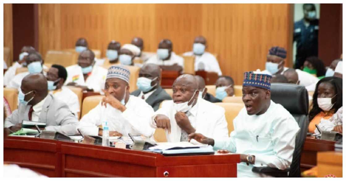 Minority MPs with Haruna Minority MPs with Haruna