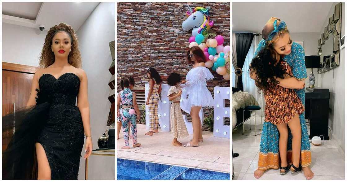 Nana Buari Shows Off Side View Of Daughter's Face, Fans Gush Over Eyes And Brows Nana Buari Shows Off Side View Of Daughter's Face, Fans Gush Over Eyes And Brows