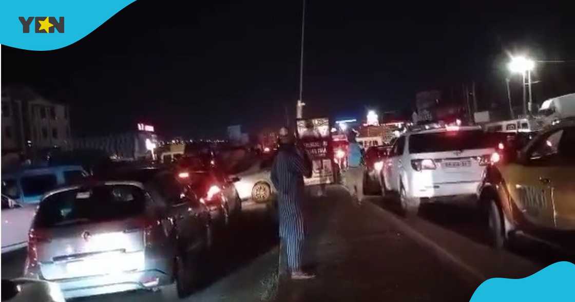 Traffic jam on Kasoa-Mallam road Traffic jam on Kasoa-Mallam road