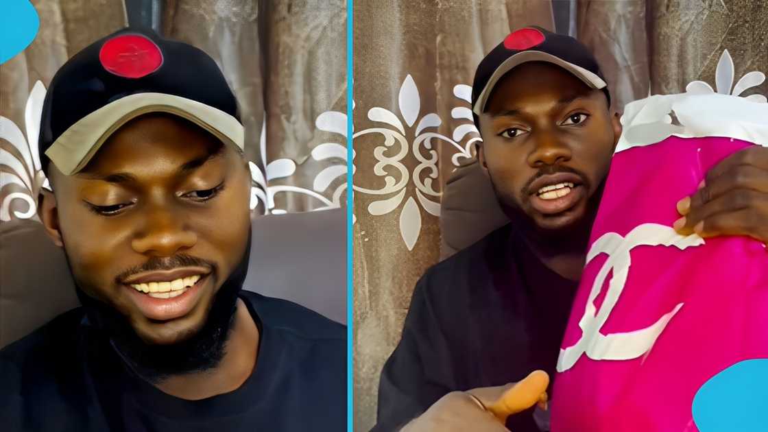 Young man, girlfriend, birthday gift, thoughtfulness, Ghanaian women Young man, girlfriend, birthday gift, thoughtfulness, Ghanaian women